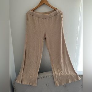 Jolie Ribbed flared Jersey pants